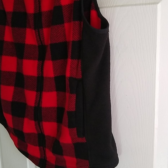Chaps buffalo check flannel vest size PL - Picture 6 of 10